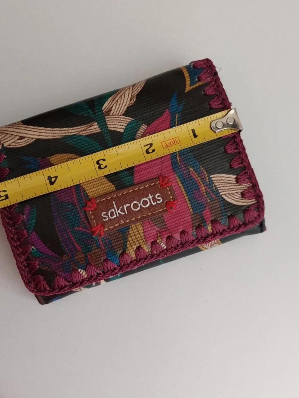 Sakroots multi coloured wallet bird price brown black #boho #floral #gifting